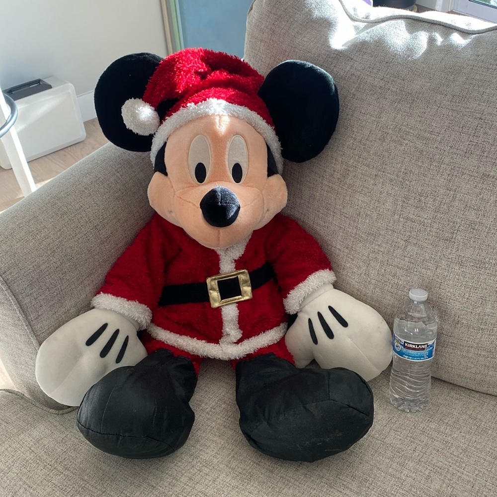 Mikey mouse large plush toy